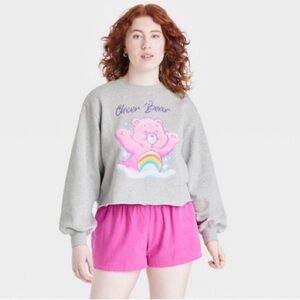 Care Bears Cheer Bear Cropped Sweatshirt